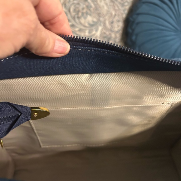 Denim Butterfly Tote Bag - Picture 5 of 5